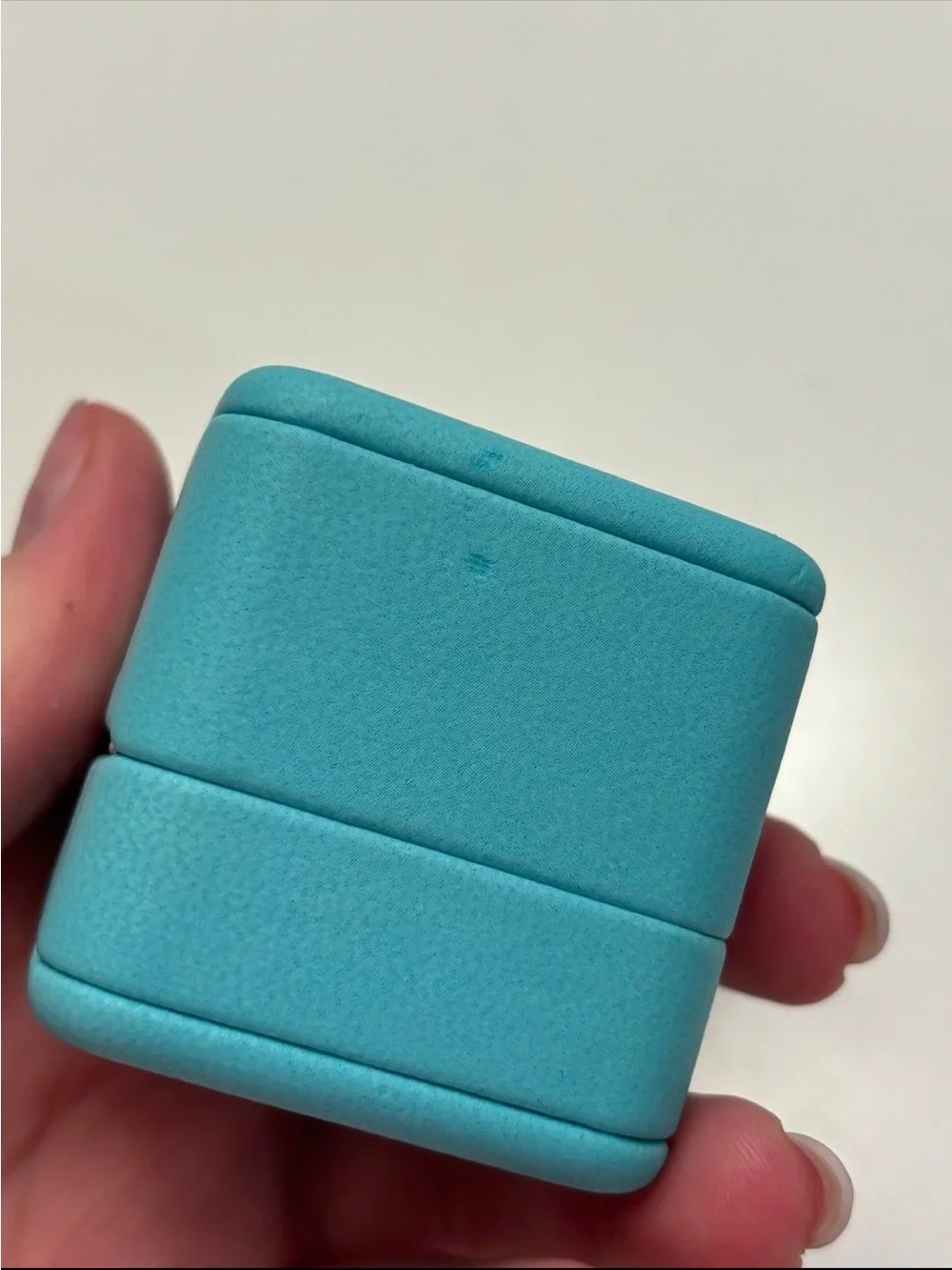 Tiffany & Co jewelry engagement ring box- blue